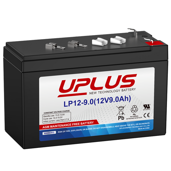 UPLUS LP12-9 Rechargeable Battery for APC UPS, Cyberpower Backup System, Electric Scooter, Kids Motor Car [12V 9Ah]