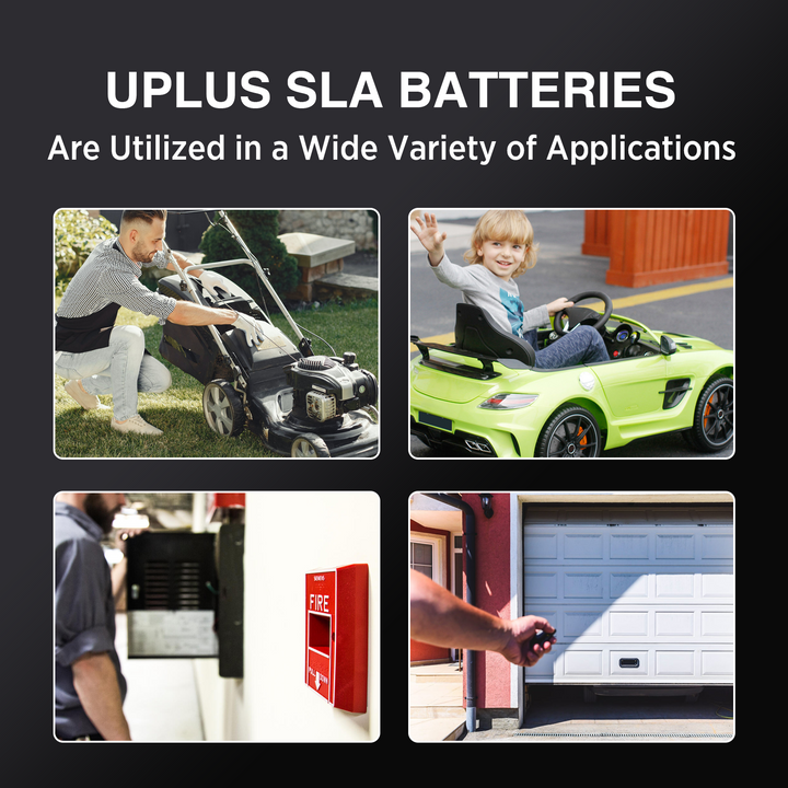 UPLUS 12V 4Ah Rechargeable AGM Battery 1-5