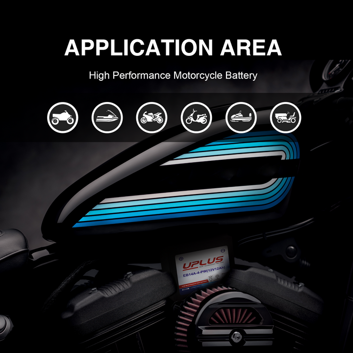 Uplus YTX14AH-BS powersport battery 1-3