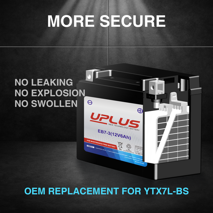 Uplus YTX7-3 12v 6ah